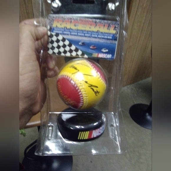 New Old Stock Terry Labonte Signed Nascar Raceball Race Ball Racing - Picture 1 of 3